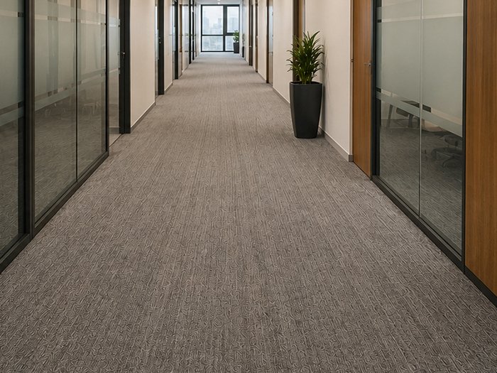 Apres nettoyage moquette couloir centre d'affaires sidi maarouf casablanca